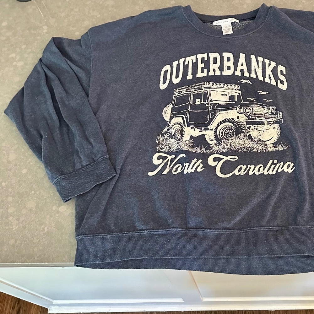 Altar'd State Outer Banks North Carolina Graphic Sweatshirt – Size XL
